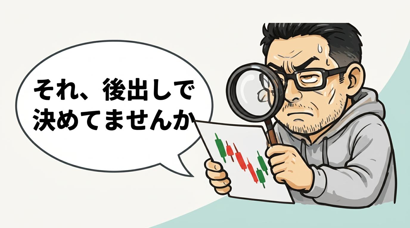 利食安男「それ、後出しで決めてませんか」
