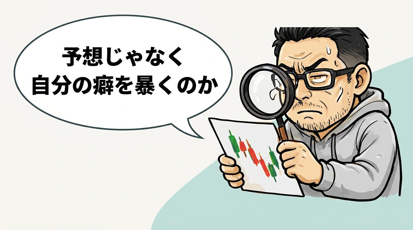 利食安男「予想じゃなく自分の癖を暴くのか」