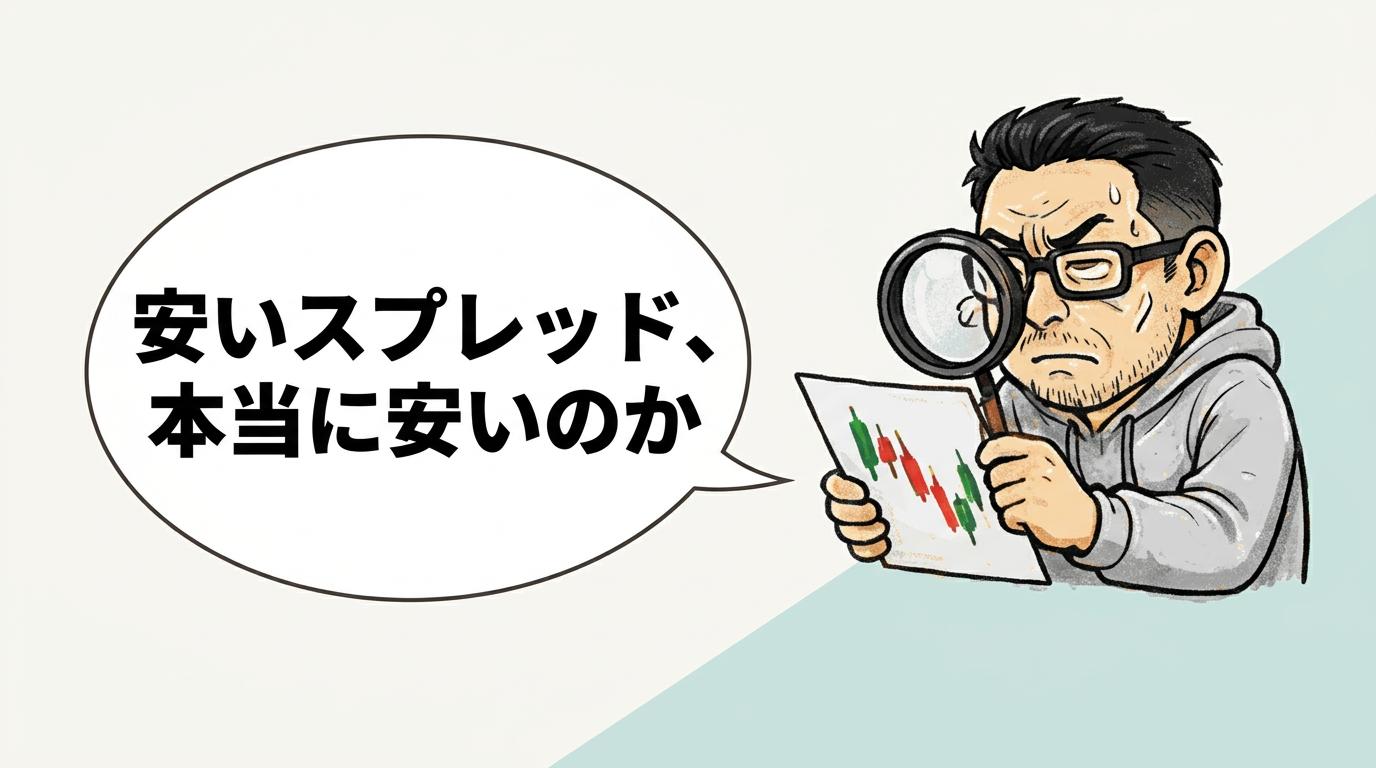 利食安男「安いスプレッド、本当に安いのか」