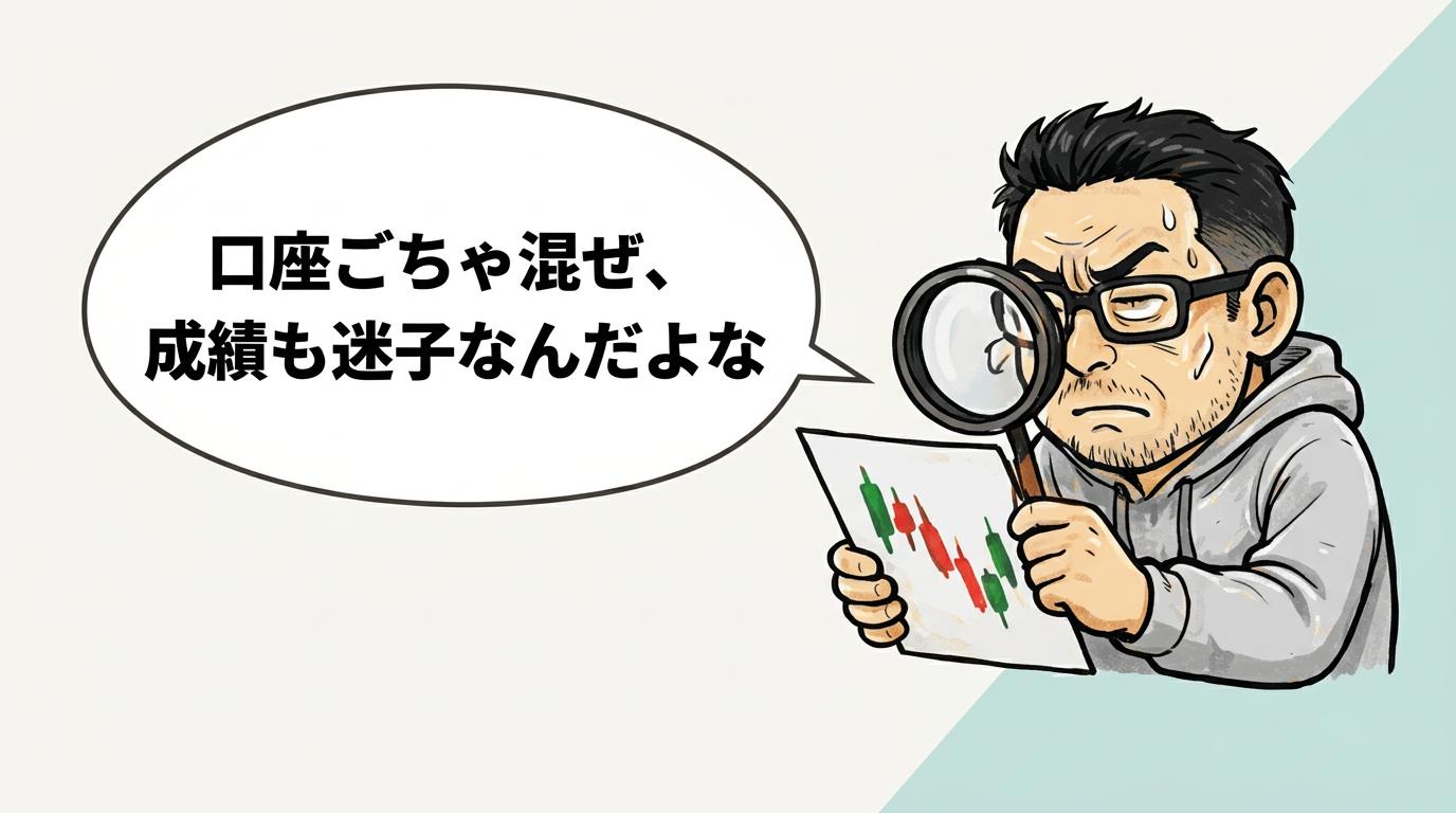利食安男「口座ごちゃ混ぜ、成績も迷子なんだよな」