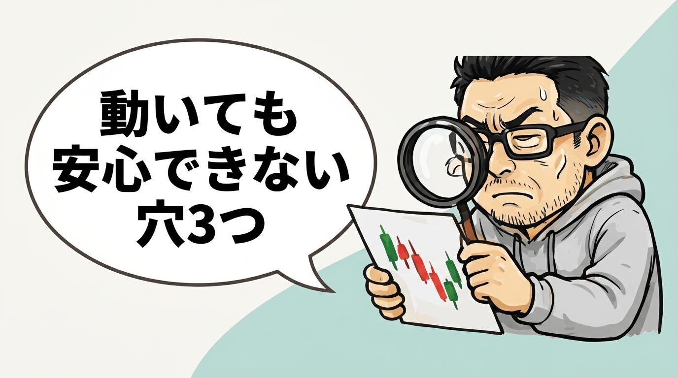 利食安男「動いても安心できない穴3つ」