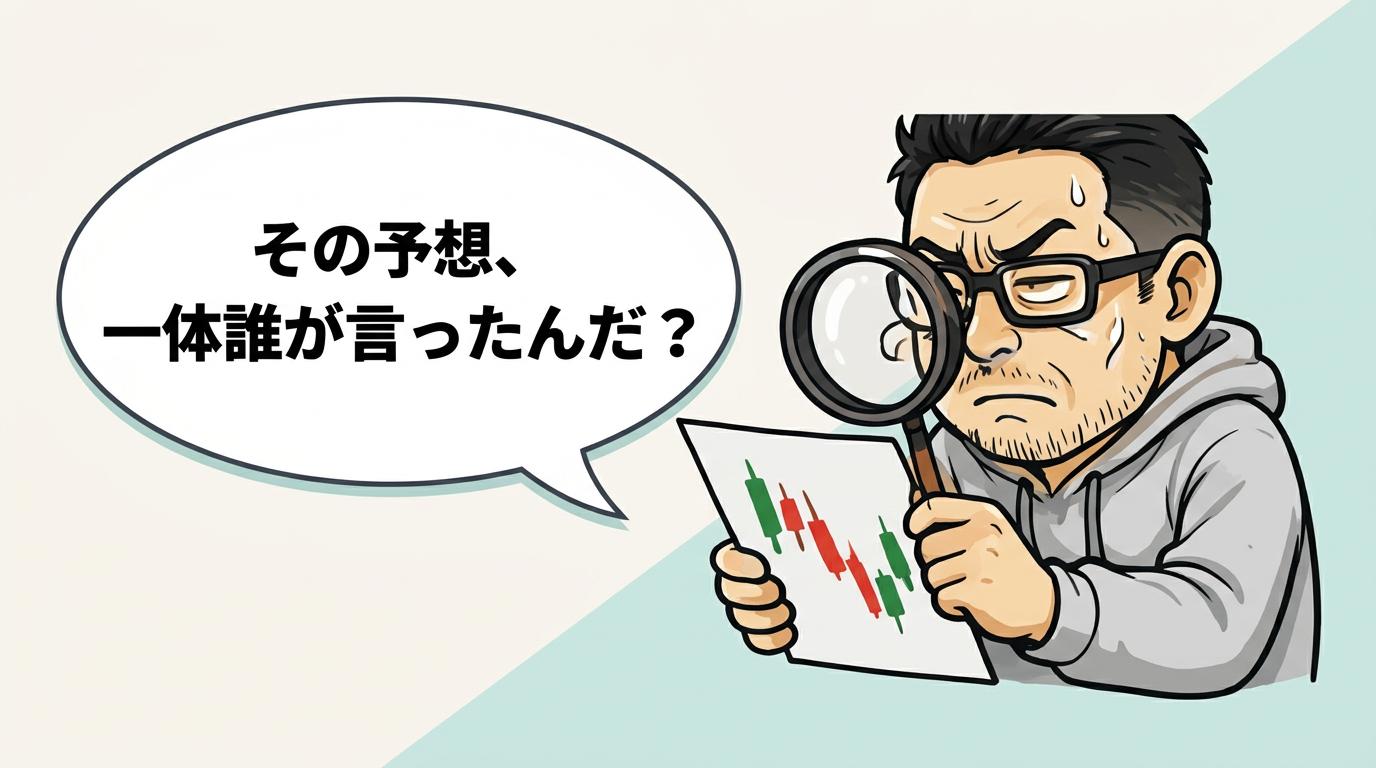 利食安男「その予想、一体誰が言ったんだ？」